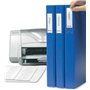 3L TS-110530 Lot de 48 étiquettes autocollantes en polypropylène avec carte imprimable 25 x 75 mm