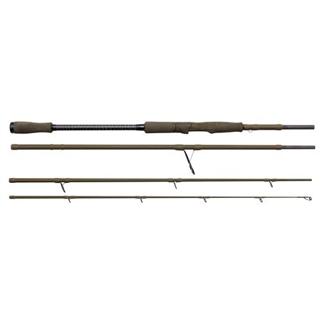 Savage Gear SG4 Jeu Moyen TR Canne à pêche de Voyage - Canne à pêche de prédateur à Action Rapide pour l'eau Douce et l'eau salé