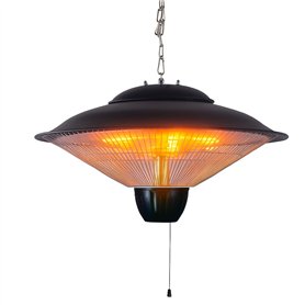 HOME It® Chauffage Exterieur Terrasse Suspendu | Chauffage Terrasse Infrarouge 1500W pour Plafond