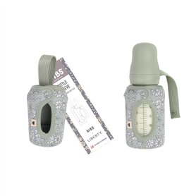 BIBS x LIBERTY Housse de biberon 110ml - Housse protectrice en néoprène pour biberons BIBS - Design imprimé Liberty