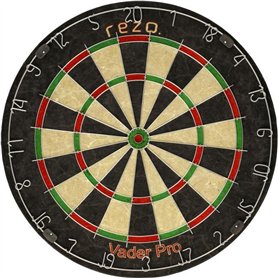 Jeu de fléchettes - VADER PRO - Set cible et 6 fléchettes inclus - Fibres de sisal - REZO