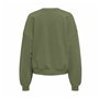 Sweat sans capuche femme Only Only Onlkatya L/S Love Olive