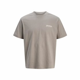 T-shirt à manches courtes homme Jack & Jones Jcodynamic Dust Ss Crew Neck Marron Clair
