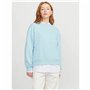 Sweat sans capuche femme Jack & Jones Jxalfa Rlx Lsw Bleu clair