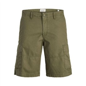 Shorts pour Hommes Jack & Jones JPSTCOLE MATEO CARGO SHORT MID 12274389 Vert