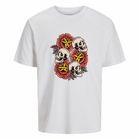 T-shirt à manches courtes enfant Jack & Jones Joranatomy Skull Ss Crew Neck