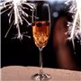 Krosno Flute Cristal de Champagne Verre | Lot de 6 | 200 ML | Collection Venezia | Parfait la Maison, Les Restaurants, Les Fêtes