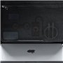 QUALO Petit Sacoche pour Ordinateur Portable 13,3" Femme Homme Élégant Noir QPL-SU-01