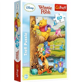 Trefl - 17264 - Puzzle - Disney Winnie the Pooh - Le petit quelque chose - 60 Pièces