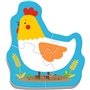 Trefl TR36070, Baby Puzzle Tiere Auf dem Bauernhof - 18 Teile, Tiere Auf dem Bauernhof Puzzle mit Extra großen Teilen