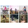 meteor Cycle Helmet MTB Bike Bicycle Skateboard Scooter Hoverboard Helmet for Riding Safety Lightweight Adjustable Breathable He