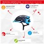 Casque Vélo VTT et VTC Adulte Jeunesse Unisexe Casque de Cyclisme de Réglable de Sport pour BMX Skate Scooter Patines Conçu pour