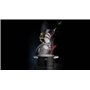 Gerlach 1760 Faitout Ø24 cm 5 l En Acier Inoxydable Couvercle En Verre Tous Feux Dont Induction Noir Prime