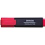 OFFICER PRODUCTS Lot de 10 surligneurs lumineux Couleur : rouge/surligneur Encre non toxique