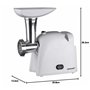 Hachoir Prime3 SMM11 Blanc Acier inoxydable Plastique 1600 W
