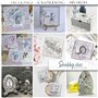 TD Collection - Emballage Scrapbooking 12 x 12 pouces, Papier Scrapbooking, Papier Décor, Papier Carton - 310 x 320 mm (SLS-046 