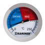 1881 Thermomètre de barbecue analogique bimétallique en acier inoxydable jusqu'à 300 °C