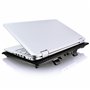 AABCOOLING NC84 - Ventilateur PC avec 5 Ventilateurs et Rétroéclairage LED Bleu | Refroidisseur PC Portable | Support pour Ordin