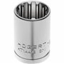 Högert Technik Clé à douille Spline 1/2" 27 mm CrV50BV30 DIN 3122 HT1A427