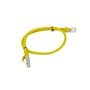 Câble Réseau Rigide UTP 6ème Catégorie Lanberg PCU6-20CC-0050-Y Jaune 50 cm