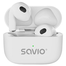 Casques Sans Fil Savio TWS-01PRO Blanc