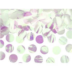 15 g confettis mylar irisé