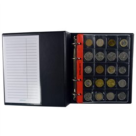 PELLER'S Album pour 206 Monnaies. Classeur M. 10 Feuilles
