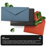 Netuno 100 enveloppes vert olive C6 114 x 162 mm 120g Materica Verdigris rabat pointu enveloppes écologiques colorées papier nat