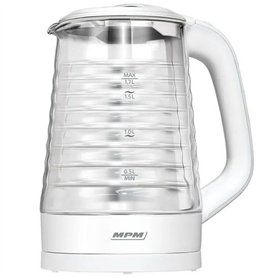 Bouilloire Mpm MCZ-124 Blanc verre 2200 W 1