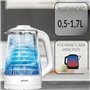 Bouilloire Mpm MCZ-124 Blanc verre 2200 W 1,7 L