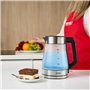 Bouilloire Mpm MCZ-122 Noir Gris verre Acier inoxydable 2200 W 1,7 L
