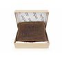 Green Deed - Portefeuille Homme en Cuir Véritable - Motif : Sanglier – 12x9x3 cm – Compartiments pour Cartes de Crédit – Poche F