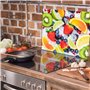 Plaque de Protection Vitrocéramique pour Cuisinière - 60 x 52 cm - En Verre - Protection contre les