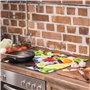 TMK - Cache Plaque Cuisson, Plaque de Protection Vitrocéramique pour Cuisinière - 60 x 52 cm - En Verre - Protection contre les 