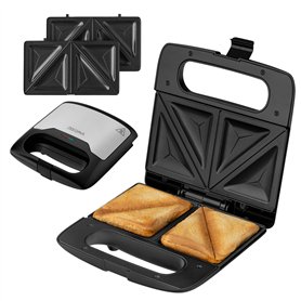 ZEEGMA Rotee – Grille-pain Sandwich 750W avec Plaques Antiadhésives