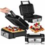 ZEEGMA GOFREE CHEF Gaufrier Haute Puissance 1200 W pour Gaufres Belges
