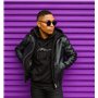 KINGSEVEN Lunettes de soleil polarisées rondes pour homme et femme au style rétro I John Lennon Steampunk Lunettes avec monture 
