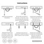 MAMOI® Sauteur Suspendus pour Bebe â partir de 6 Mois, Jumperoo balancoire Interieur, Sièges balançoire de Porte, Transat balanc