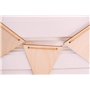 ProArts Lot de 20 guirlandes de fanions – Guirlande d'anniversaire 15 x 10 cm reliée à un cordon de 3 m – Guirlandes pour mariag