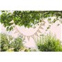 ProArts Lot de 20 guirlandes de fanions – Guirlande d'anniversaire 15 x 10 cm reliée à un cordon de 3 m – Guirlandes pour mariag