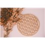 ProArts Set de 1 Dessous de Verre Bois Fleur de Vie en Bouleau 1 Pièce de 20x20cm - sous-Verres en Bois et Liège pour Verres à B