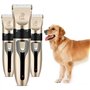 Retoo Tondeuse pour Chiens professionnelle sans fil, 4 Sabots, Faible bruit, idéale pour poils longs et épais, Pour Chat et Autr