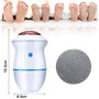 Retoo Râpe Pieds Electrique Rouleau Exfoliant et Anti-Callosités Rasoir Elimine la peau dure et les callosités Réutilisable Rech