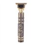 Retoo Tondeuse cheveux et barbe en acier doré avec jeu de douilles (1,5 2 3 4 mm) Tondeuse électrique pour homme, rechargeable p