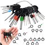 Retoo 18Pcs Extracteurs de Cosses Extracteurs de Broches Outils de Démontage Release Extracteur pour Réparation De La Voiture Se