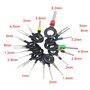 Retoo 18Pcs Extracteurs de Cosses Extracteurs de Broches Outils de Démontage Release Extracteur pour Réparation De La Voiture Se