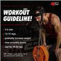 MuscleForge Harnais Cou Musculation 240 kg - Harnais Tête Néoprène Réglable avec Chaîne Acier - Neck Training pour Boxe MMA Lutt