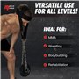 MuscleForge Harnais Cou Musculation 240 kg - Harnais Tête Néoprène Réglable avec Chaîne Acier - Neck Training pour Boxe MMA Lutt