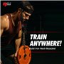 MuscleForge Harnais Cou Musculation 240 kg - Harnais Tête Néoprène Réglable avec Chaîne Acier - Neck Training pour Boxe MMA Lutt
