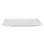 Dajar Ambition - Assiette carrée en Porcelaine - 18 x 18 cm - Assiette de Service - Assiette à Dessert - Blanc - Moderne et élég